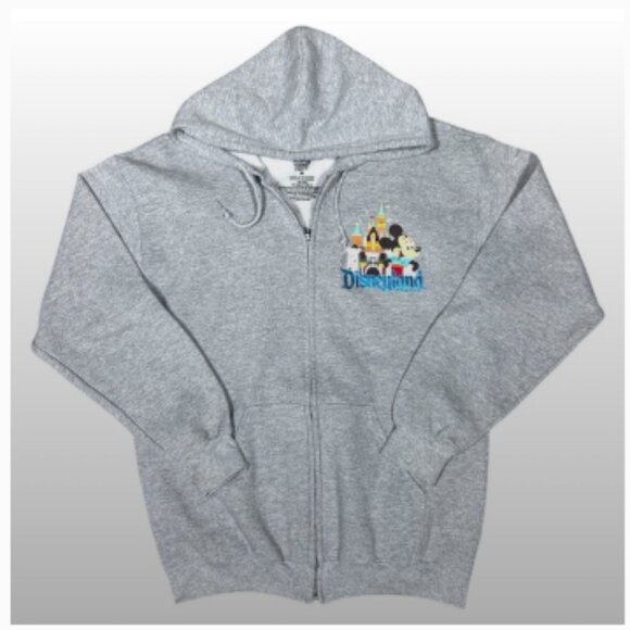 Disney Mickey Mouse and Friends Zip-Up Hoodie Men's Medium Disneyland - Picture 3 of 10